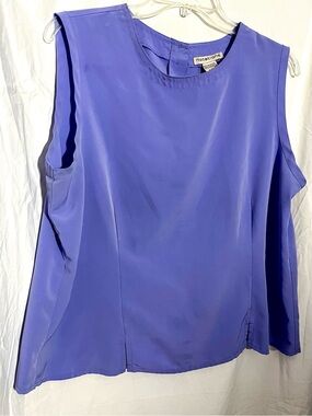 Notations Lavender-Purple Sleeveless Round-Neck Camisole